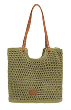 Load image into Gallery viewer, Green Cotton Tote Bag
