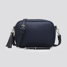 Load image into Gallery viewer, Navy Cross Body Camera Bag
