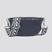 Load image into Gallery viewer, Navy Cross Body Sling Bag
