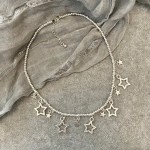 Multi Star Short Necklace