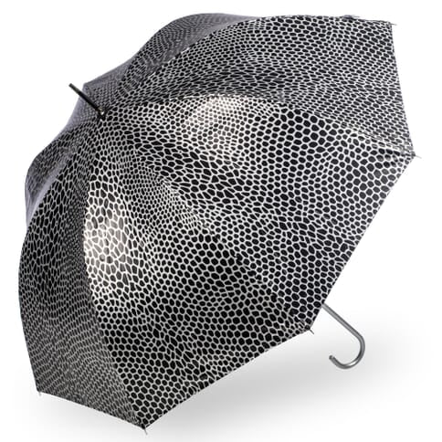 Snake Umbrella Silver Metallic
