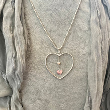 Load image into Gallery viewer, Big Open Heart Short Necklace
