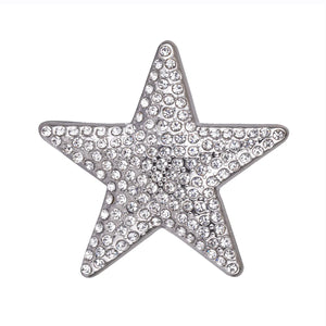 Crystal Star Brooch