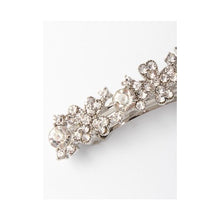 Load image into Gallery viewer, Crystal Flower Hair Barrette
