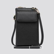 Load image into Gallery viewer, Black Cross Body Phone Purse
