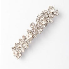 Load image into Gallery viewer, Crystal Flower Hair Barrette
